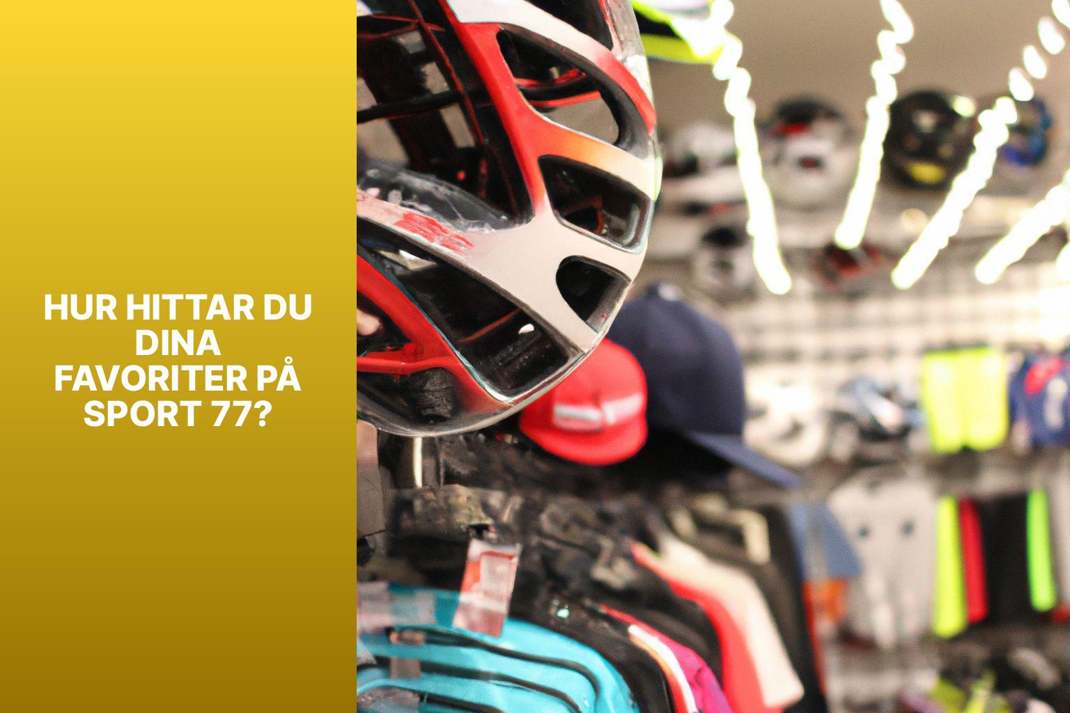 Hur hittar du dina favoriter på Sport 77? - Sport 77: Utforska Sortimentet och Hitta Dina Favoriter