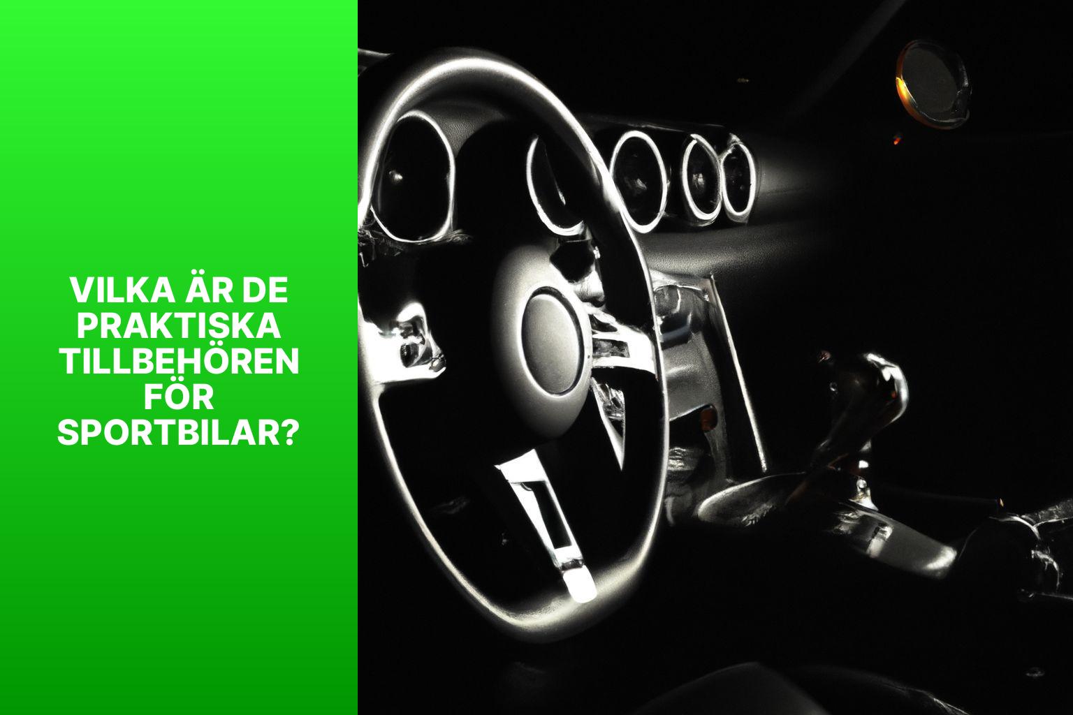Vilka Är De Praktiska Tillbehören för Sportbilar? - Sport Ratt: Praktiska Tillbehör för Sportbilar 