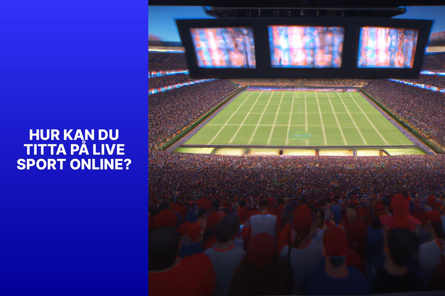 Hur kan du titta på Live Sport Online? - Sport Streams: Hur du Tittar på Live Sport Online